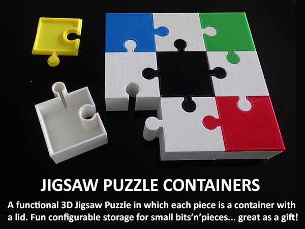 Jigsaw Puzzle Containers