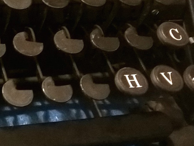 Keys for Corona portable typewriter