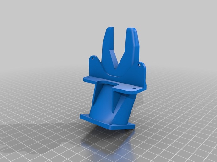 Vison 3D Printer Filament Cooling Fan Duct Revised
