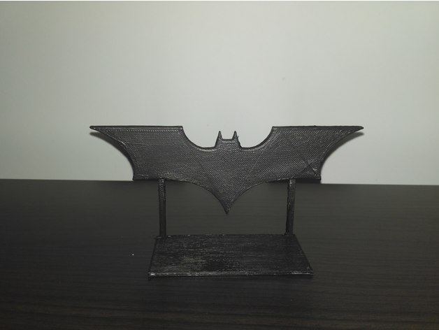 Batman logo with stand