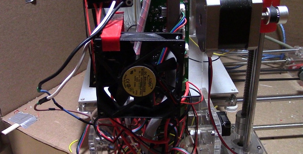 3D printer fan holder