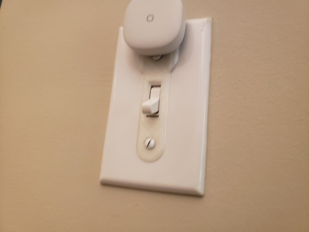 Smartthings Button (2018) Light Switch Plate Mount, Magnetic