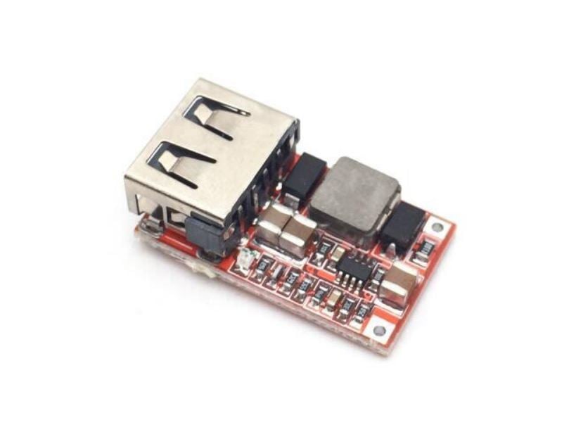 Case with fixing hole DC-DC converter power supply 6-24V to 5V USB Type A