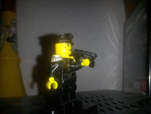Lego style gun (handgun)