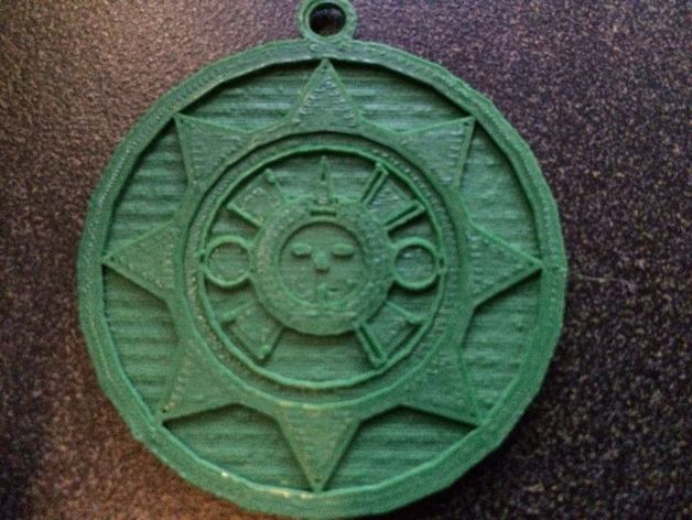 Aztec Sunstone pendant