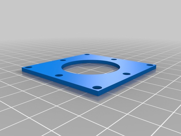 Flight Controller Mount Adapter  for 45mm x 45mm to 30.5mm x 30.5mm (Naze32)  Rotated 45 deg with OpenSCAD Source