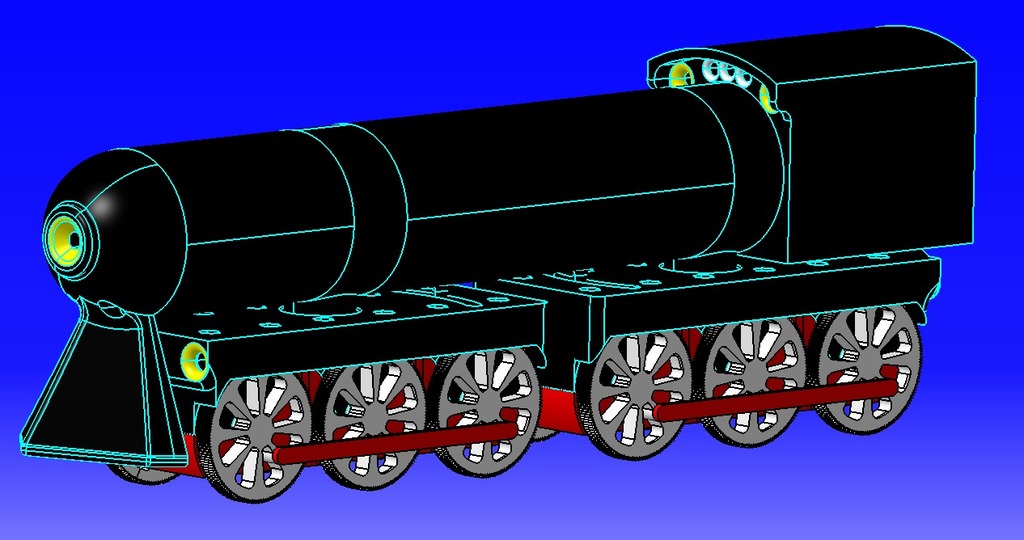 Lego Duplo compatible steam Train