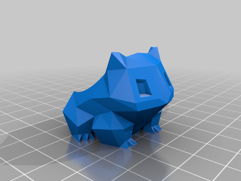 Low Poly Bulbasaur Pot