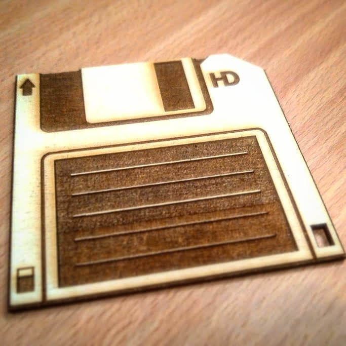 Lasercut Floppy  Disk