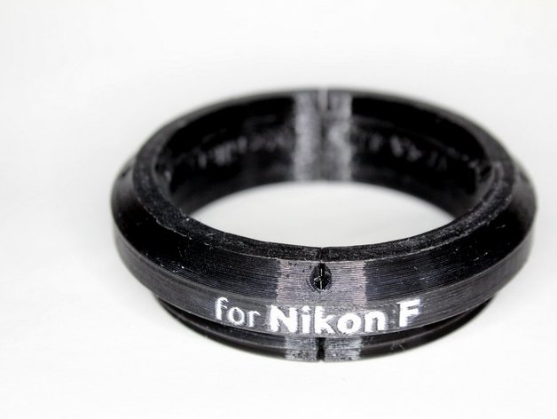 Nikon F adapter for GuerillaBeam projectors
