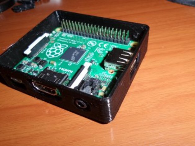 Enclosed case for Raspberry Pi model A+
