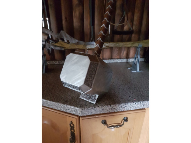 Life Size Thor's Hammer (Mjolnir) with new stand