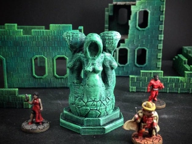 Image of Arcane Statue: The Hooded Sisters (15mm scale)