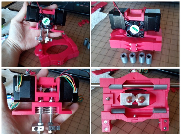 Micro DUAL Extruder - Quick-Fit