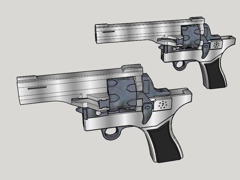 Flying Swallow Revolver V4.0 (3D Print Kit Gun)