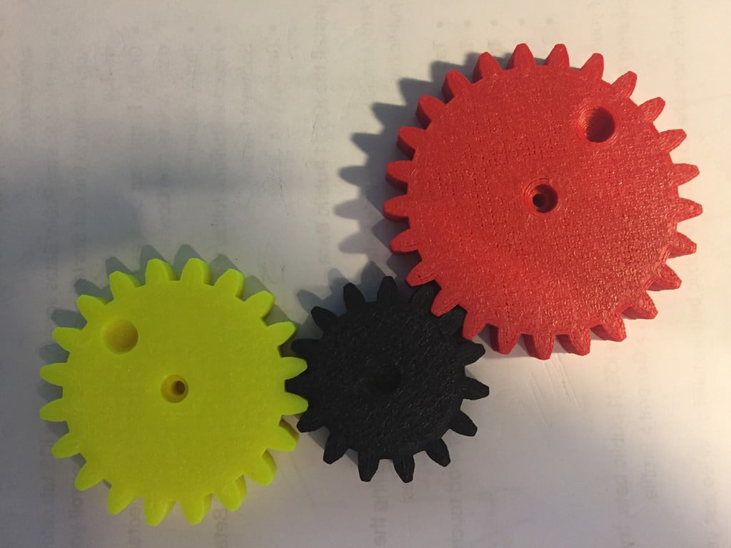 Gears for child's busy board