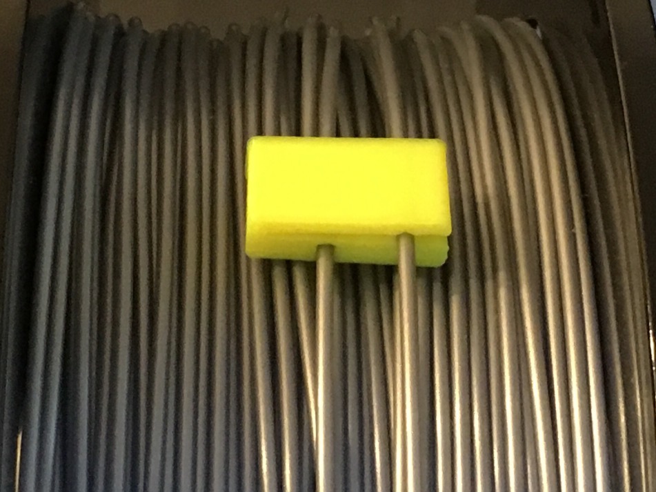 Improved self keeping filament clip