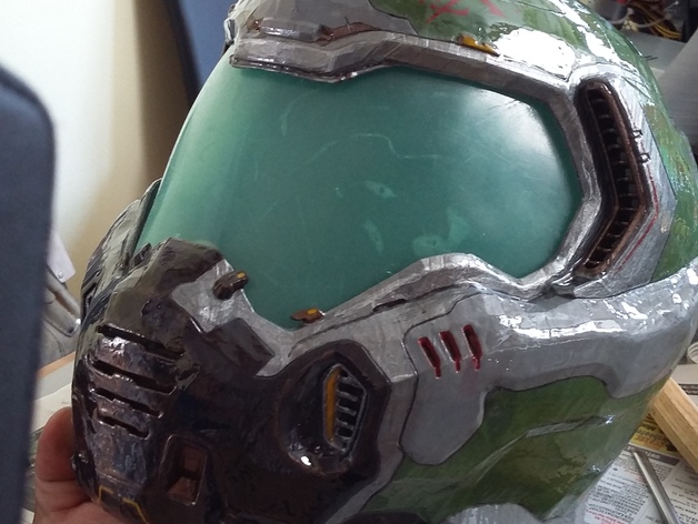 Doom Armor Praetor Suit Helmet By Kit Raevson Thingiverse