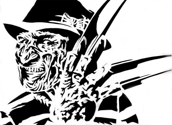 Freddy Krueger Stencil 2