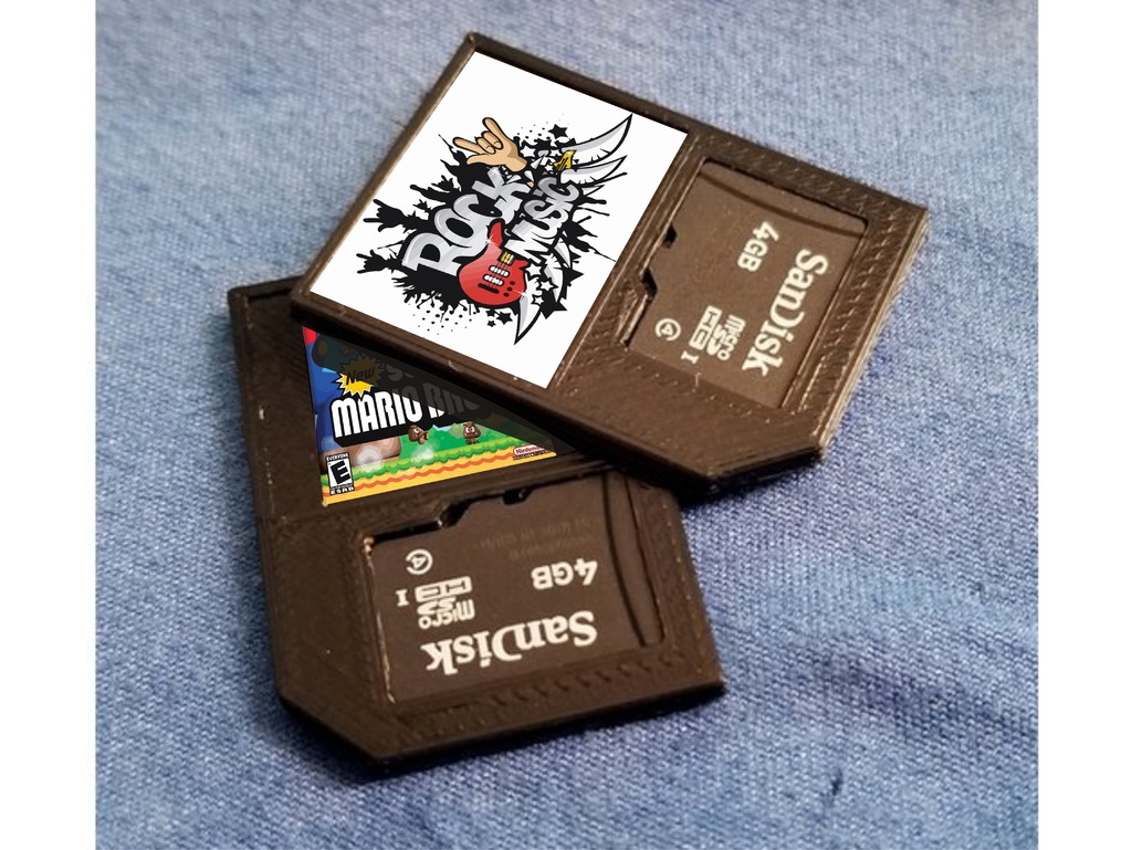 Cover for micro SD to SD storage