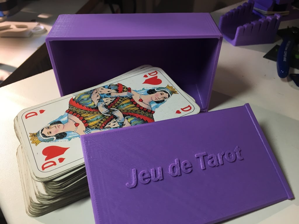 Tarot cards' box - boite jeu de cartes de tarot