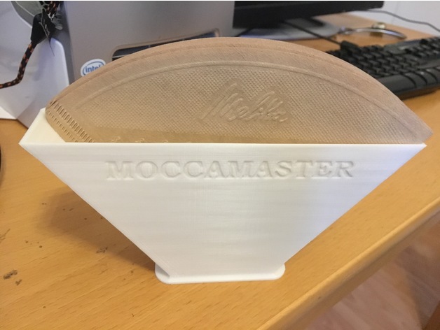 Coffee filterholder with Moccamaster logo
