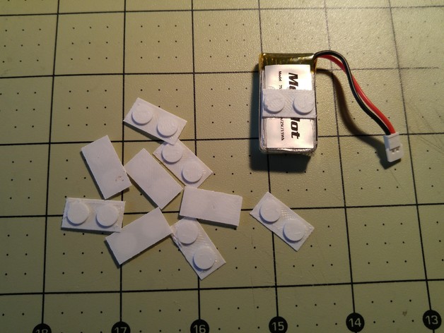 BatteryTabs Battery Positioners for RC Lipo  (Hook/loop Replacement)