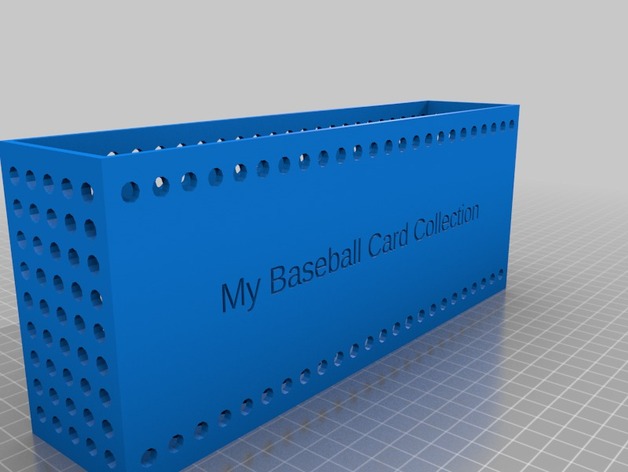 baseball card box