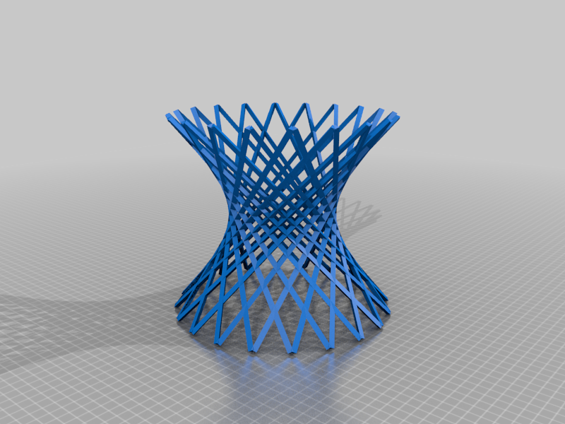 Customizable Hyperboloid Lattice