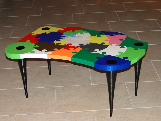 32-piece real-size Coffee Table