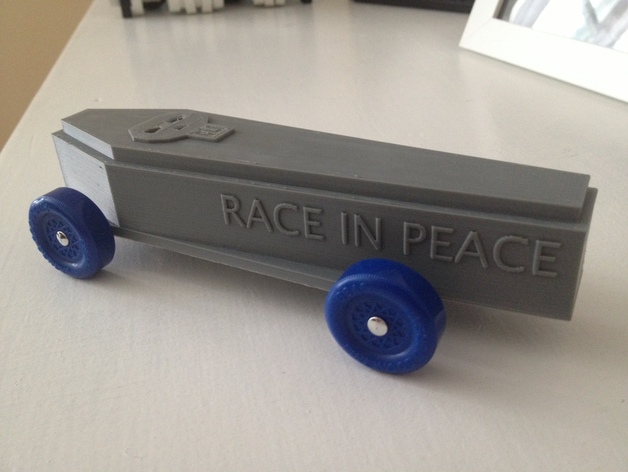Race In Peace - Coffin Pinewood / Nerdy Derby Car