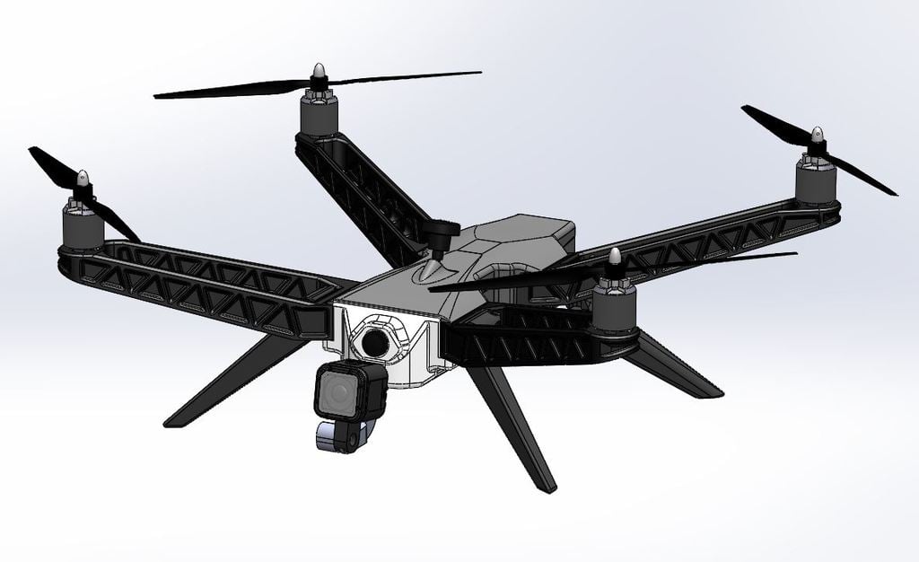 MirCopter - 3D printable quadcopter drone