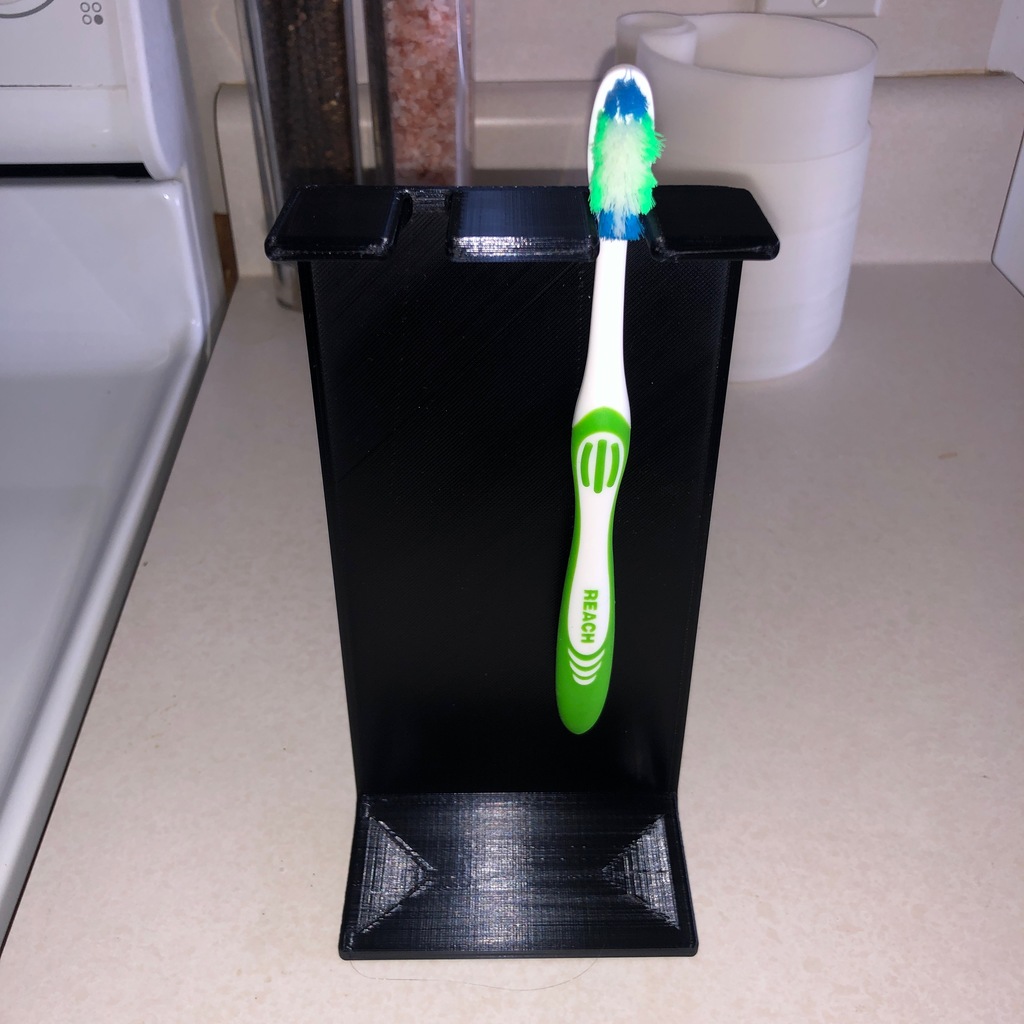 Dual Toothbrush Holder (Wall or Table Mount)