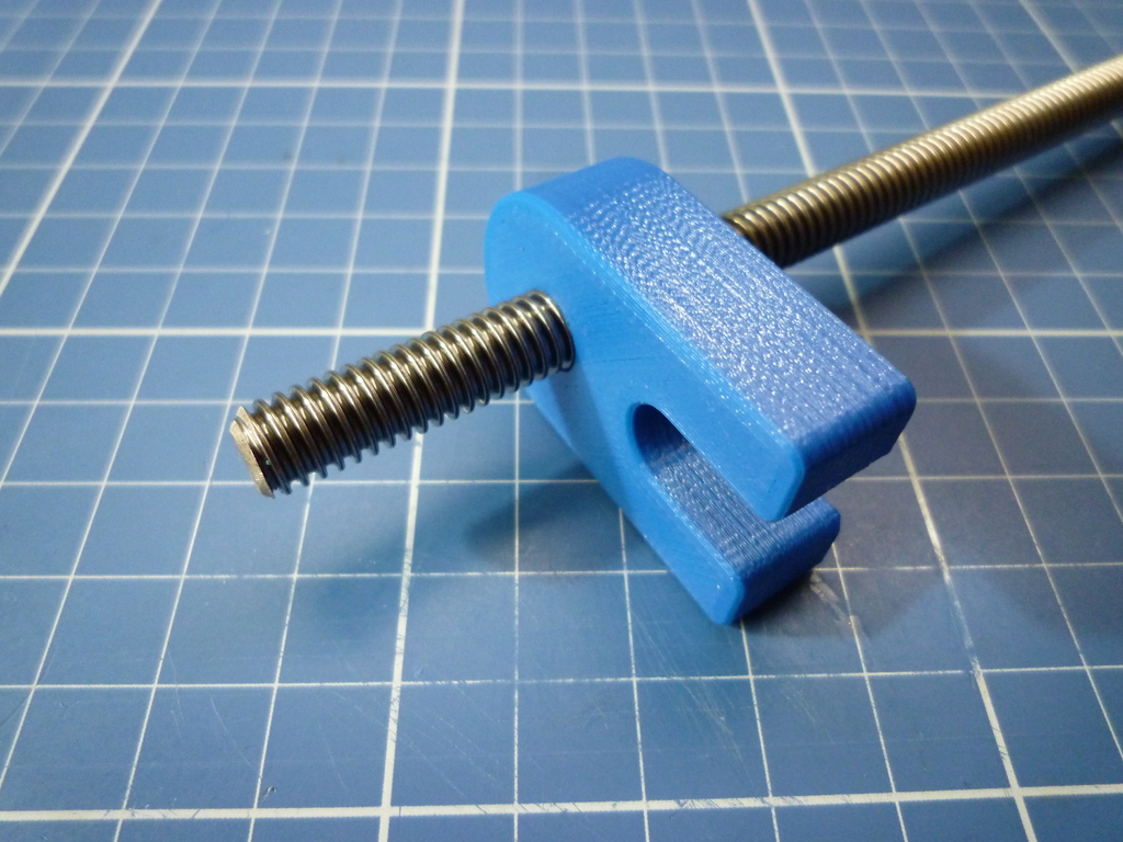 Printable Anti Z-Wobble Tr 8x1,5 for 8mm Rods nonBackslash