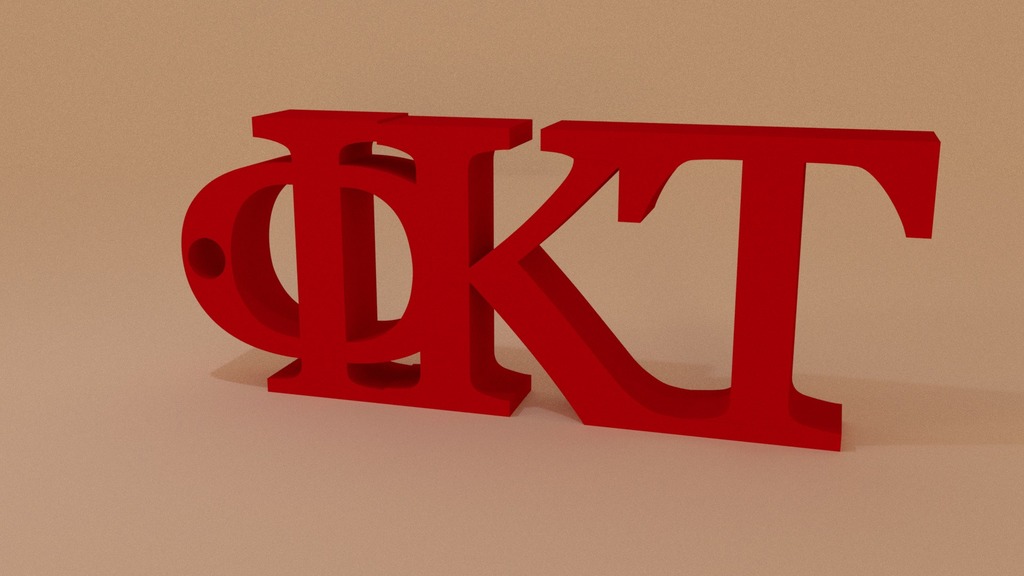 Phi Kappa Tau fraternity keychain