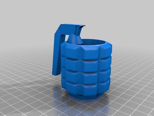 Grenade Mug (+version with bottle opener)