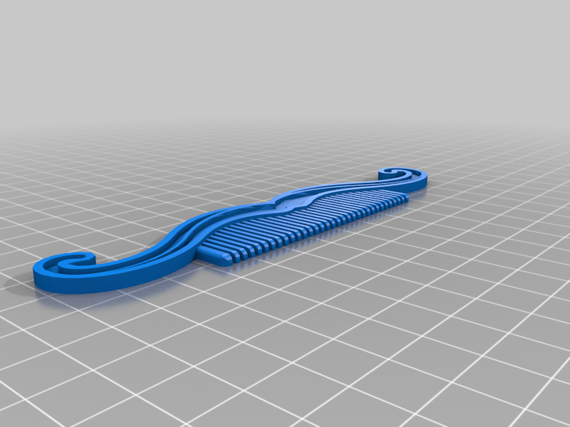 Moustache comb