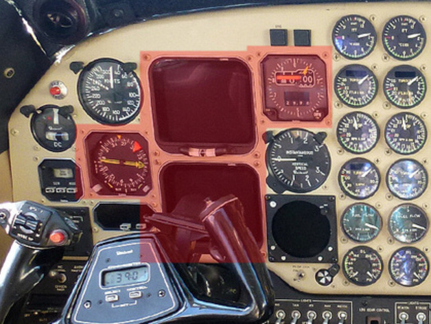 Simulator flight instrument  Beechcraft B200 FlightDeck