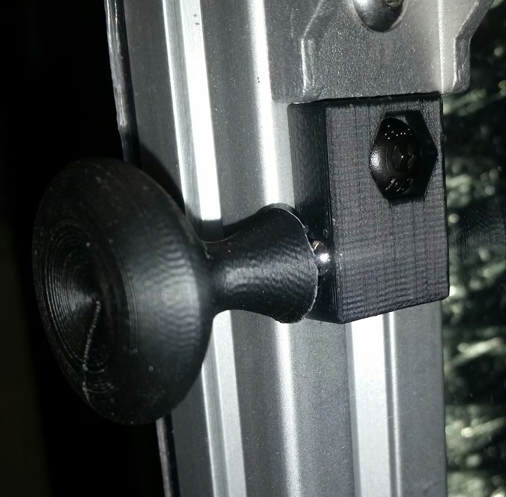 3030 Magnetic Latch and Knob for Enclosure Door