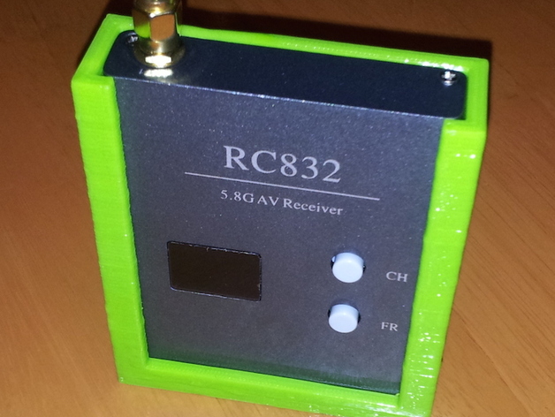 Boscam RC832 5.8G AV FPV Receiver basic case for DX6i