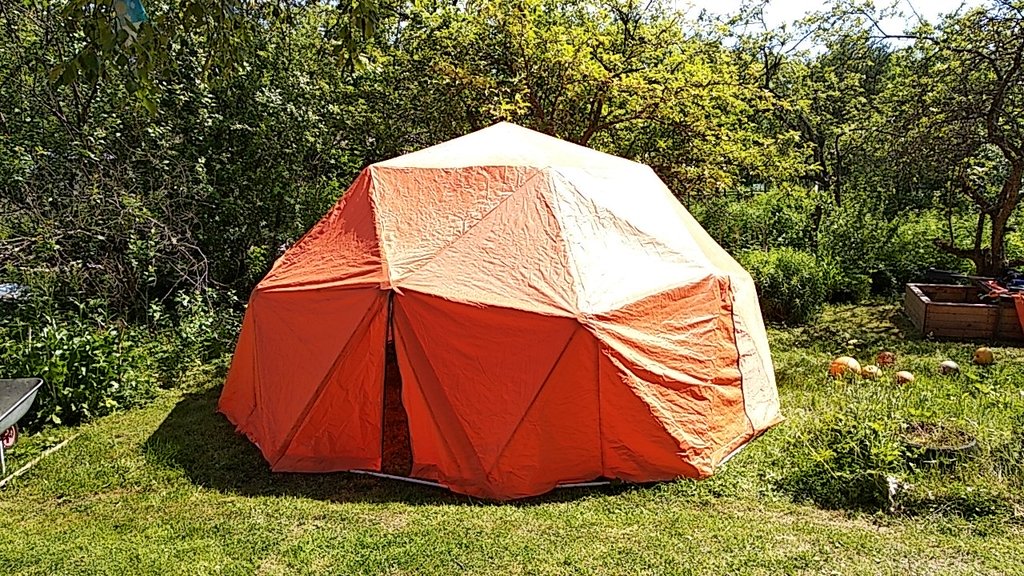 Hubs for geodesic tent 2V (PVC or polypropylene frame)