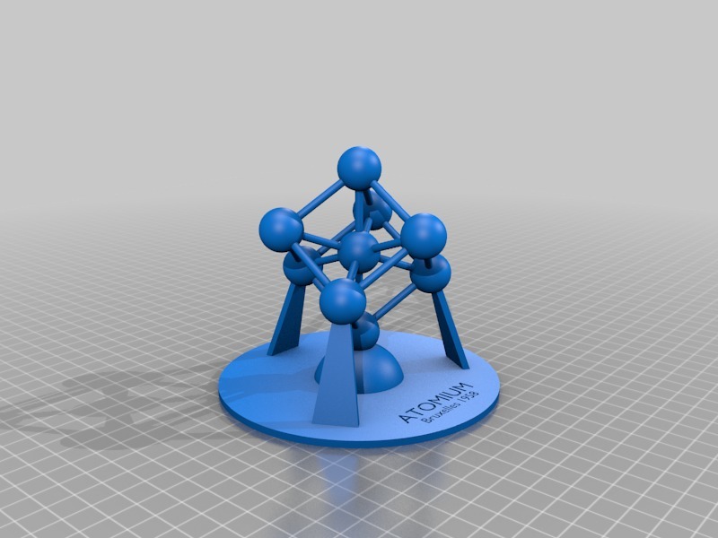 Atomium - 3D-printable model as stl and Freecad