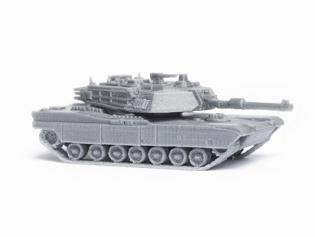 M1 Abrams Tank Model Kit - 05 parts
