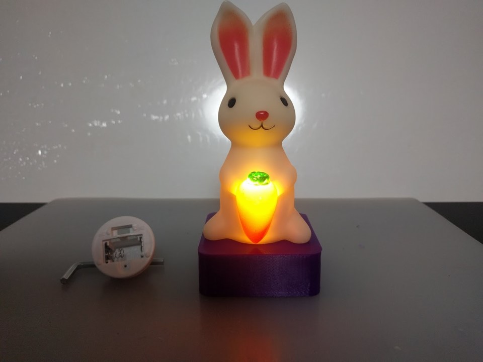 Bunny Night Light Stand Fix (Bunny not Included)