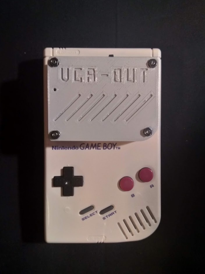 Gameboy DMG LCD Cover for the 'easy_VGA by uXe'