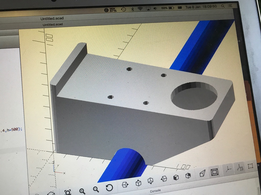 Tool Hanger for Metal Workbench  - Parametric