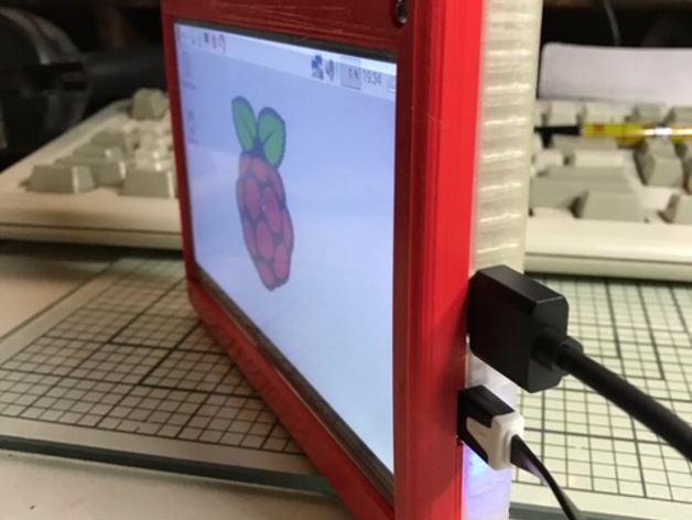 Case for AdaFruit 7" HDMI 800x480 Display with Touch