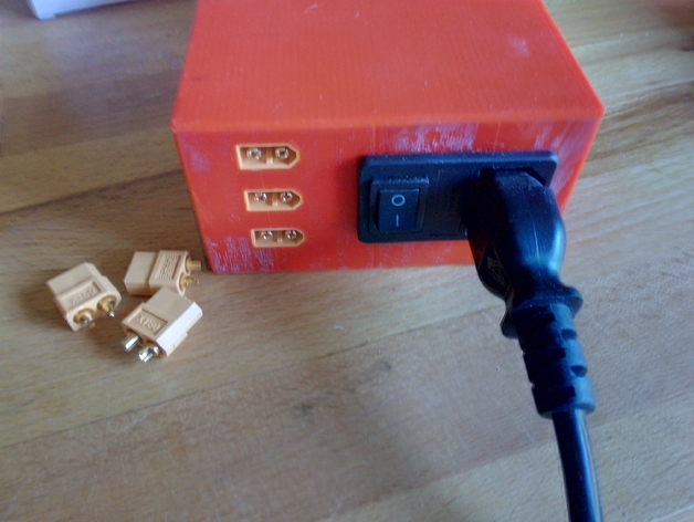 Power Supply Cover with switch and XT60 output