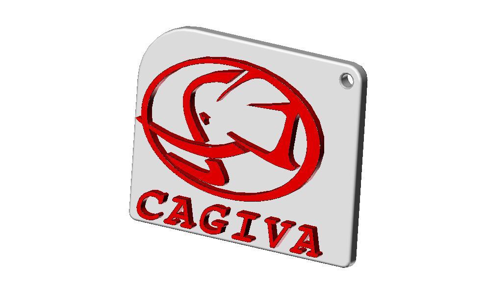 CAGIVA logo/keyring