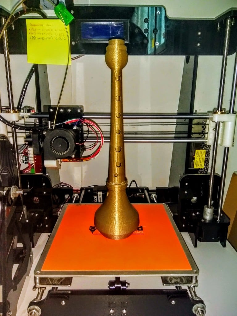100% functional 3D printed dulzaina